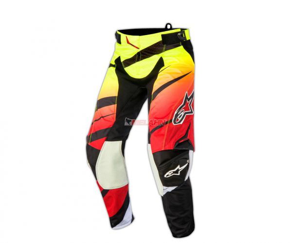 ALPINESTARS Hose: Techstar Venom, rot/gelb/schwarz