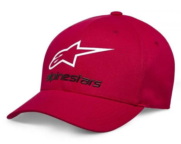 ALPINESTARS Flexfit Cap: Always, rot/weiß/schwarz