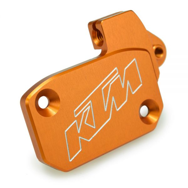 KTM Aluminium-Deckel Handbrems-/Kupplungzylinder Brembo mit Dekoaufnahme, orange