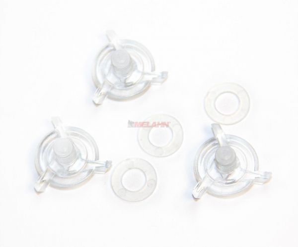 AIROH Schirmschrauben-Kit: Aviator / Twist (3 Stk.) mit Gewinde
