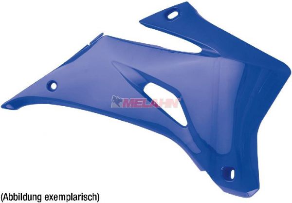 POLISPORT Spoiler (Paar) Kühlerverkleidung für YAMAHA YZF 450 10-13, blau-weiß