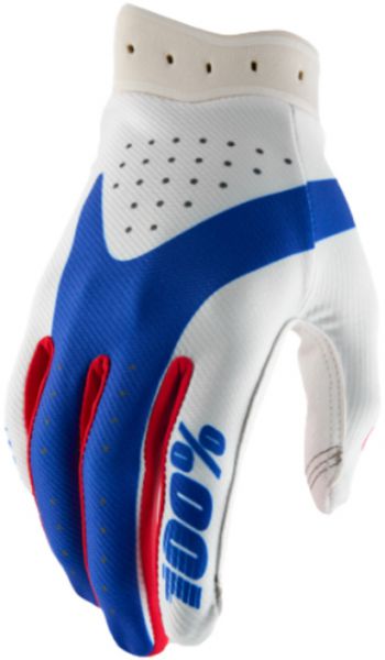 100% Handschuh: I-Track, blau/weiß