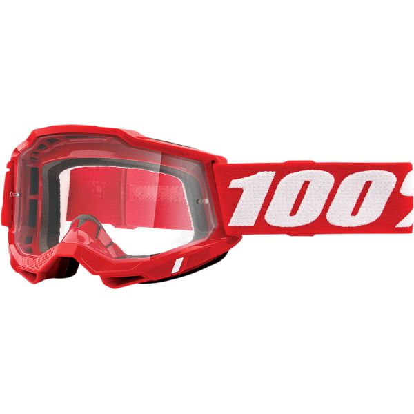 100% Brille: Accuri 2 neon red, klares Glas