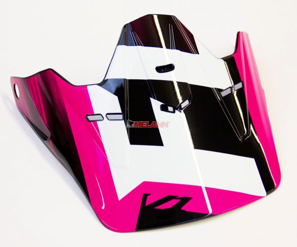 FOX Kids Helmschirm: V1 Visor (2015) Vandal, pink