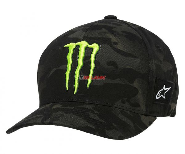 ALPINESTARS Cap: MONSTER Multicamo, schwarz
