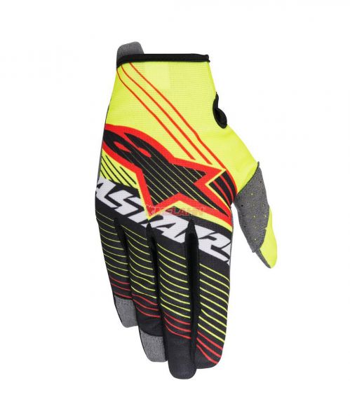 ALPINESTARS Handschuh: Radar Tracker, neon-gelb/schwarz