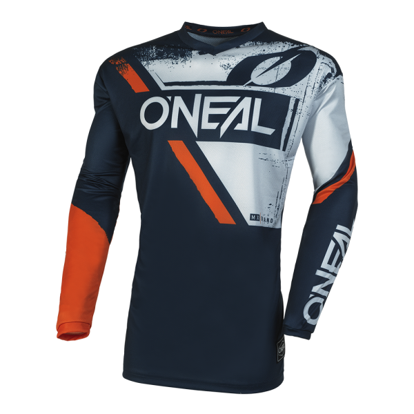 ONEAL Jersey: Element Shocker V.23, blau/weiß/orange