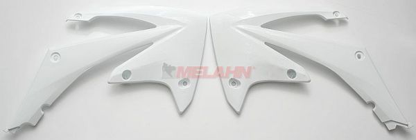 UFO Spoiler (Paar) Kühlerverkleidung CRF 250 10-13 / 450 09-12, weiß