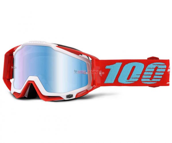 100% Brille: Racecraft Kepler, weiss/rot