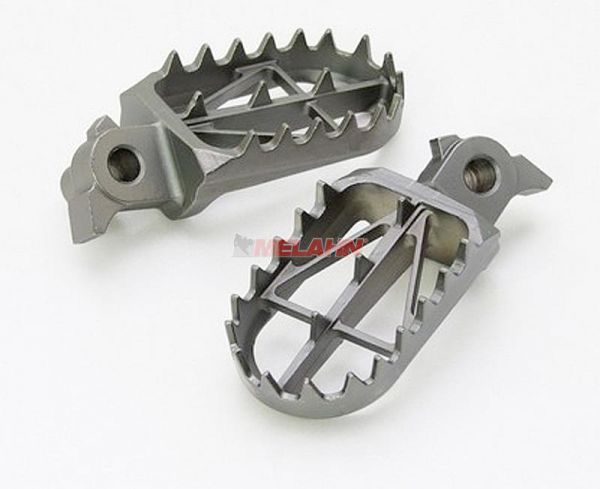 DRC Fußrasten (Paar) für YAMAHA YZ/YZF/WR 85-450 99- / Tenere 700, standard, schwarz D