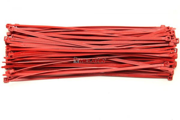 MT Kabelbinder (100 Stück), farbig, 280mm, rot