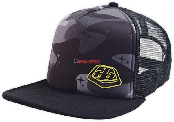 TLD Trucker-Cap: Air-Camo, schwarz