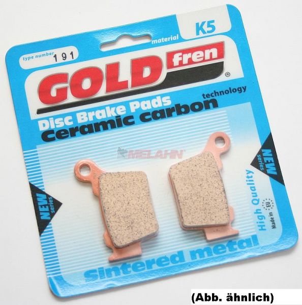 GOLDFREN Sinter-Bremsbeläge 176 K5, hinten, CR 02-07/CRF 02-