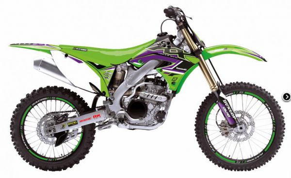 BLACKBIRD Dekor-Kit: Dream 5 für Kawasaki KXF 250 2009-2012