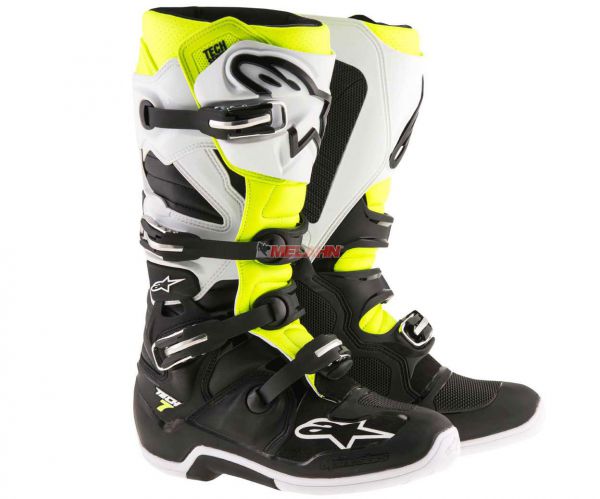 ALPINESTARS Stiefel: Tech 7, schwarz/neon-gelb