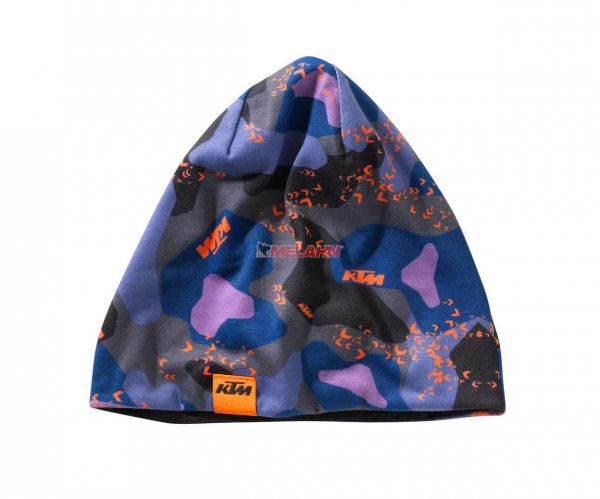 KTM Girls-Wende-Beanie: Emphasis, schwarz/lila/orange