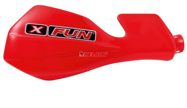 X-FUN Handprotektor (Paar): MX CRF 450 02-03, rot