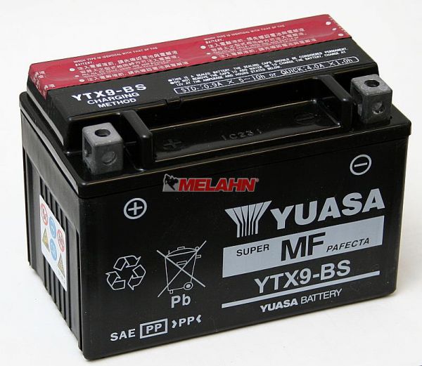 YUASA Batterie YTX9-BS