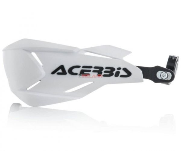 ACERBIS Handprotektor (Paar): X-Factory, weiß/schwarz