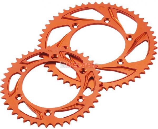 KTM Aluminium-Schlammkettenrad orange (Design kann abweichen)