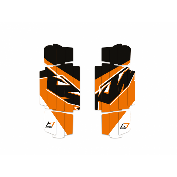 BLACKBIRD Kühlerschutz Aufkleber (Paar) KTM Trophy für SX 2023- / EXC 2024-