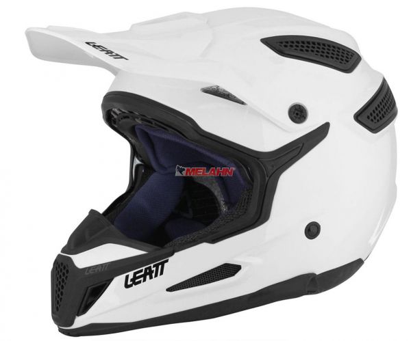 LEATT Helm: GPX 5.5 Composite, uni, weiß