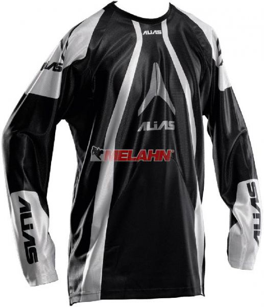ALIAS Hemd: A1, schwarz/silber