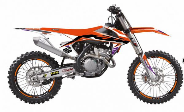 BLACKBIRD Dekor-Kit: Dream 4 für KTM SX 2016-2018 / EXC 2017-2019