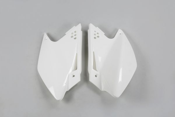 UFO Seitenteile (Paar) für KAWASAKI KXF 250 2006-2008, weiß