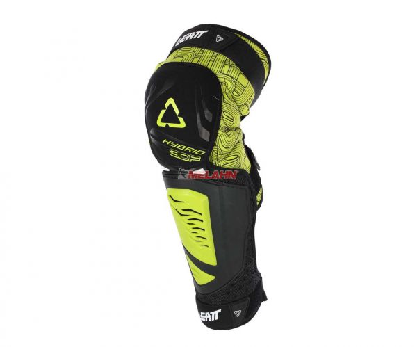LEATT Knieprotektor (Paar): 3DF Hybrid EXT, gelb