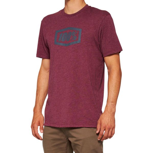 100% T-Shirt: Icon, marron heather
