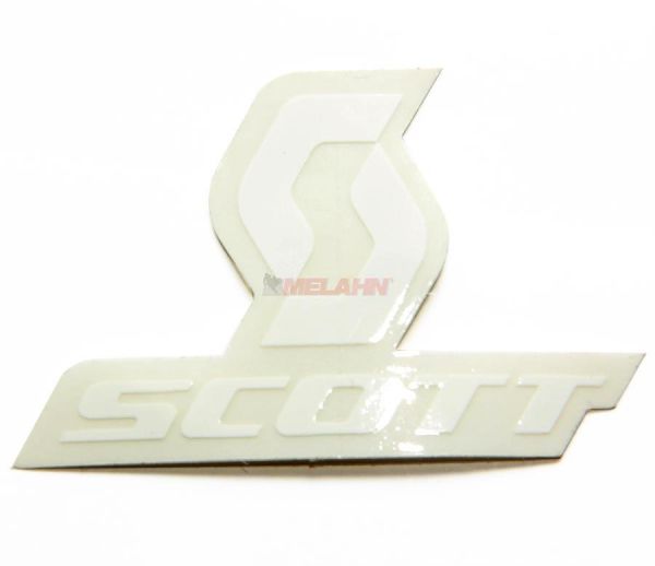 SCOTT Folienaufkleber vertikal, weiß