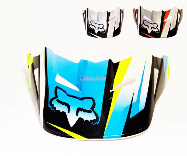 FOX Helmschirm: V1 Visor (ab 2013-2018) Costa, orange