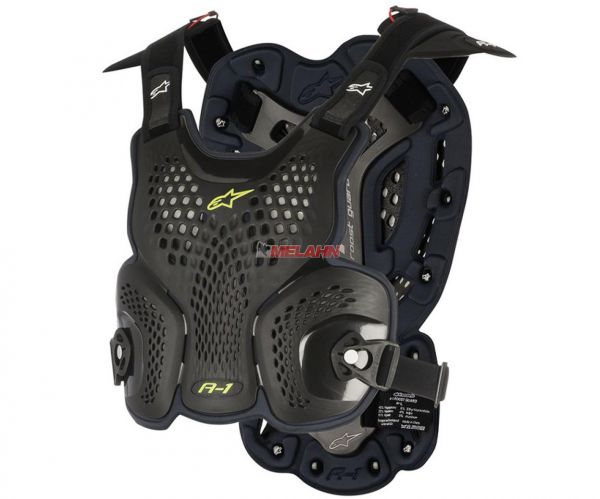 ALPINESTARS Brustpanzer: A-1, schwarz/anthrazit