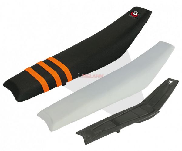 BLACKBIRD Sitzbank KTM SX/SXF 16-18 / EXC 17-19, standard, schwarz/orange