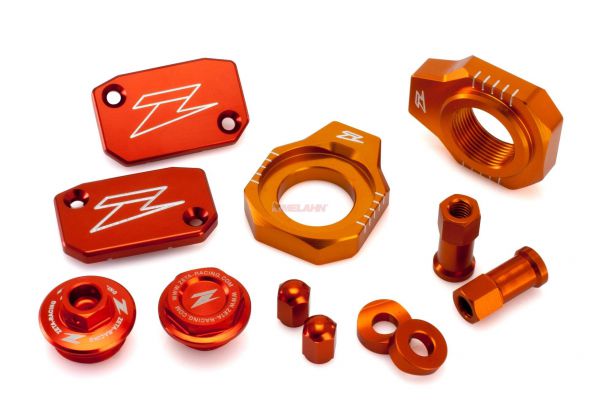 ZETA Aluminium-Frästeile-Kit KTM SX 250-450 13-, orange