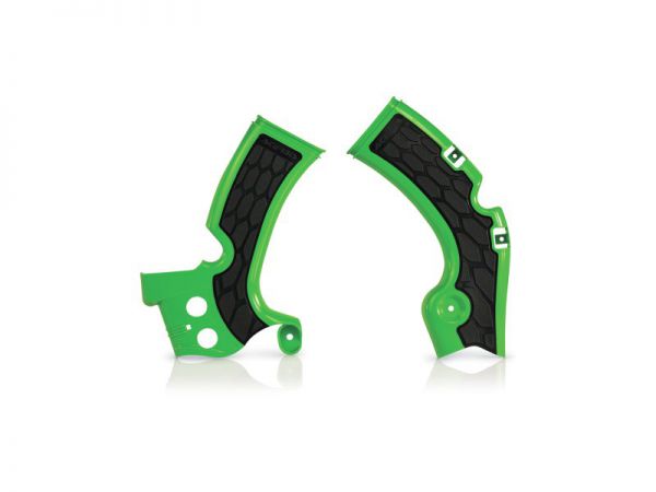 ACERBIS Rahmenschützer (Paar): X-Grip, grün/schwarz, KXF 450 09-18