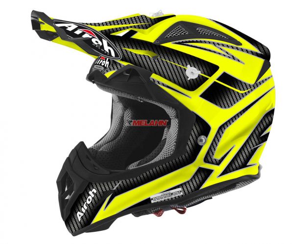 AIROH Helm: Aviator 2.2, Ripple, gelb