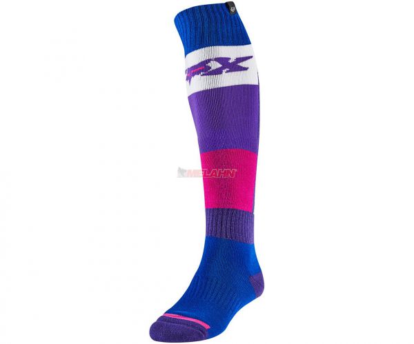 FOX Socke (Paar): FRI Thin Linc, blau/pink
