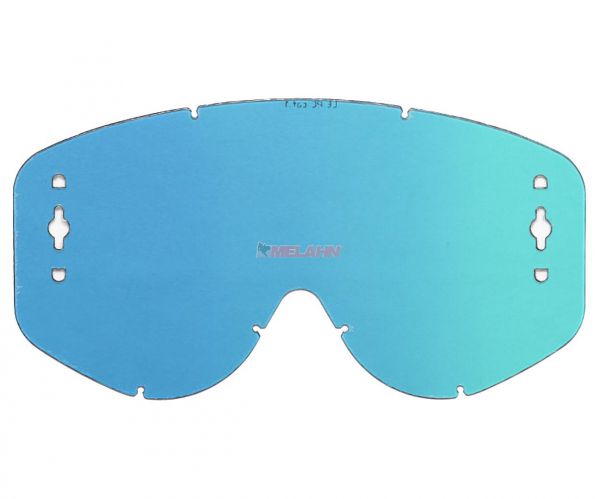 SCOTT Spiegelglas WORKS Recoil/80er Serie, blau, afc