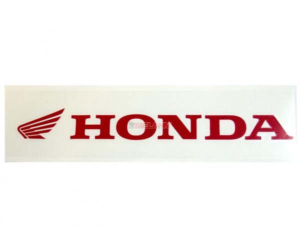 FX Aufkleber TDC: HONDA 31x4,5cm, rot