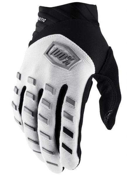 100% Handschuh: Airmatic , weiß/schwarz