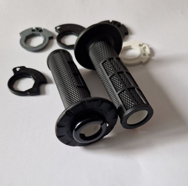 KTM/ODI Griff (Paar): Lock-On mit Loch, 125-500 SX 2023- / EXC 2024-, schwarz