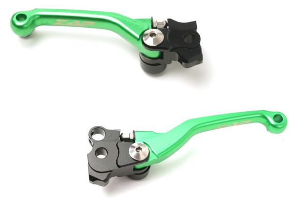ZAP Flex-Kupplungs-/Bremshebel-Set KXF 450 19-, grün