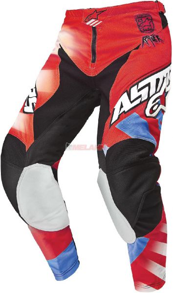 ALPINESTARS Hose: Racer, rot/blau