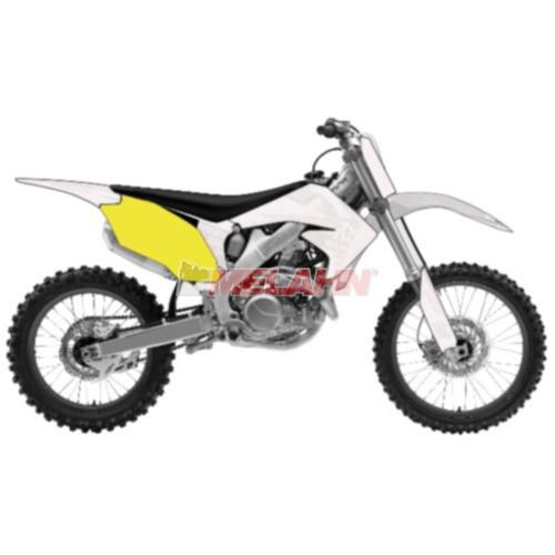 UFO Seitenteile (Paar) für Husqvarna CR/WR 125 09-13, weiß