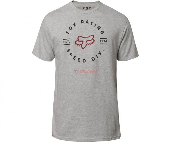 FOX T-Shirt: Clocked out, grau