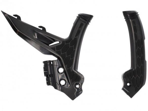 ACERBIS Rahmenschützer (Paar): X-Grip für KTM SX 2023- / EXC 2024-, schwarz