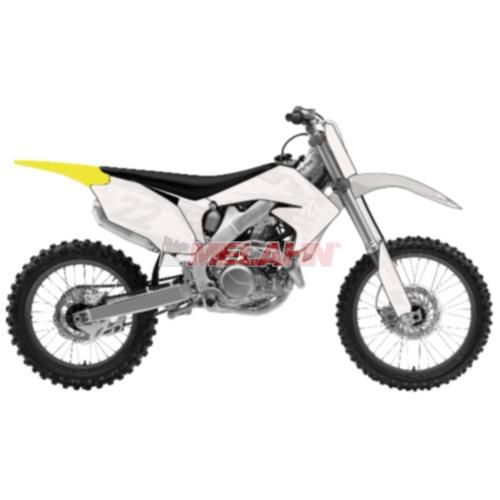 UFO Kotflügelverl. hinten für Husqvarna 449-499, 2011-12, , weiß