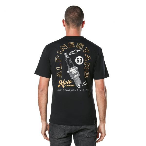 ALPINESTARS T-Shirt: Sparky, schwarz